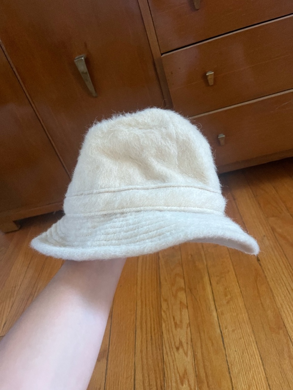 Vintage Ermenegildo Zegna Cashmere Fedora Hat - sz 4.5 Made in Italy
